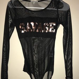 Sheer Savage Body Suit